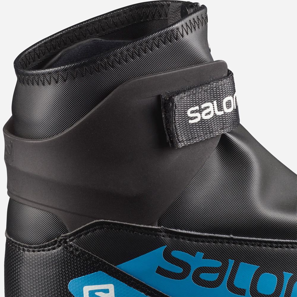 Bottes Ski Salomon R/Combi Enfant Noir Bleu | France-5613728