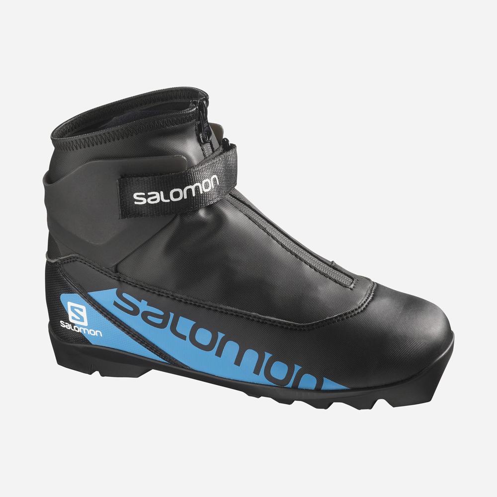 Bottes Ski Salomon R/Combi Enfant Noir Bleu | France-5613728