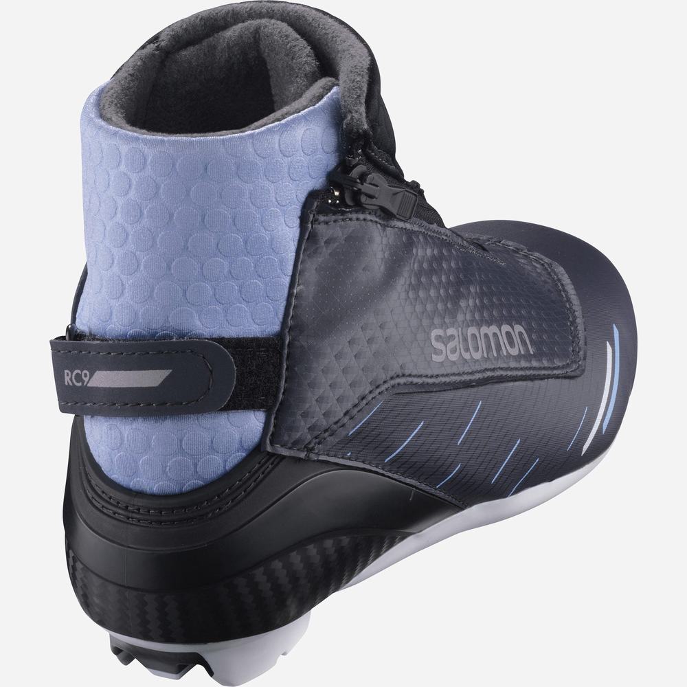 Bottes Ski Salomon Rc9 Vitane Femme Noir Bleu | France-0125879