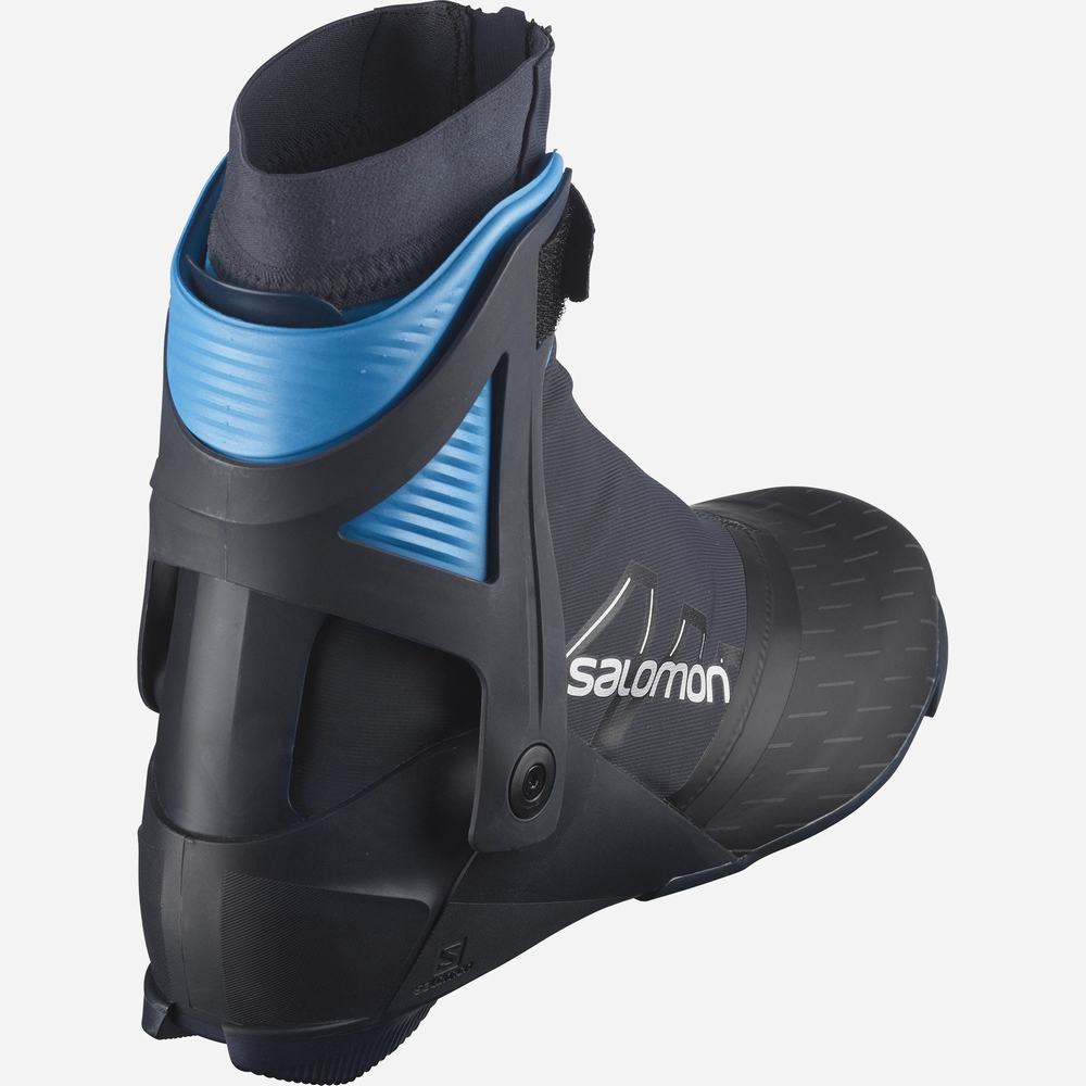 Bottes Ski Salomon Rs10 Homme Bleu Marine Noir Bleu | France-5936280