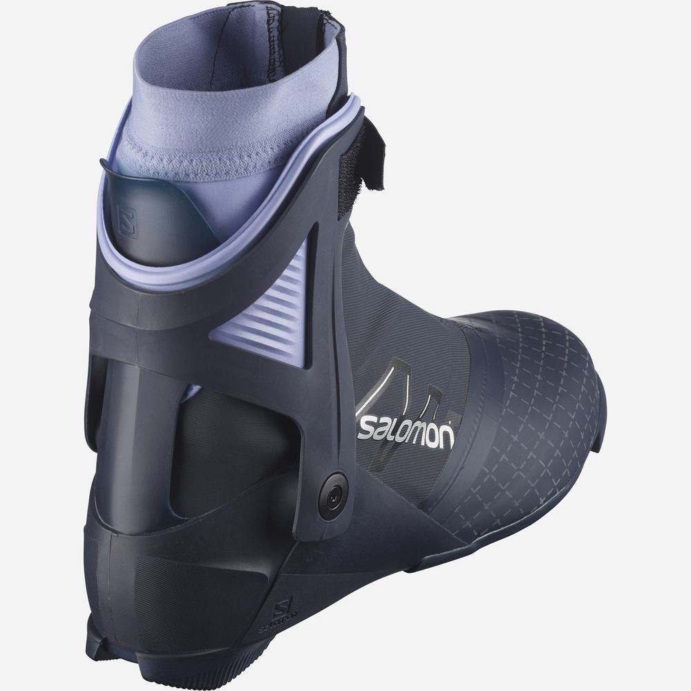 Bottes Ski Salomon Rs10 Vitane Femme Bleu Marine Bleu | France-7409251