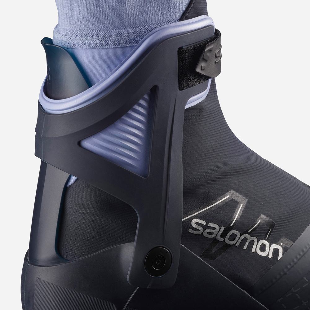 Bottes Ski Salomon Rs10 Vitane Femme Bleu Marine Bleu | France-7409251