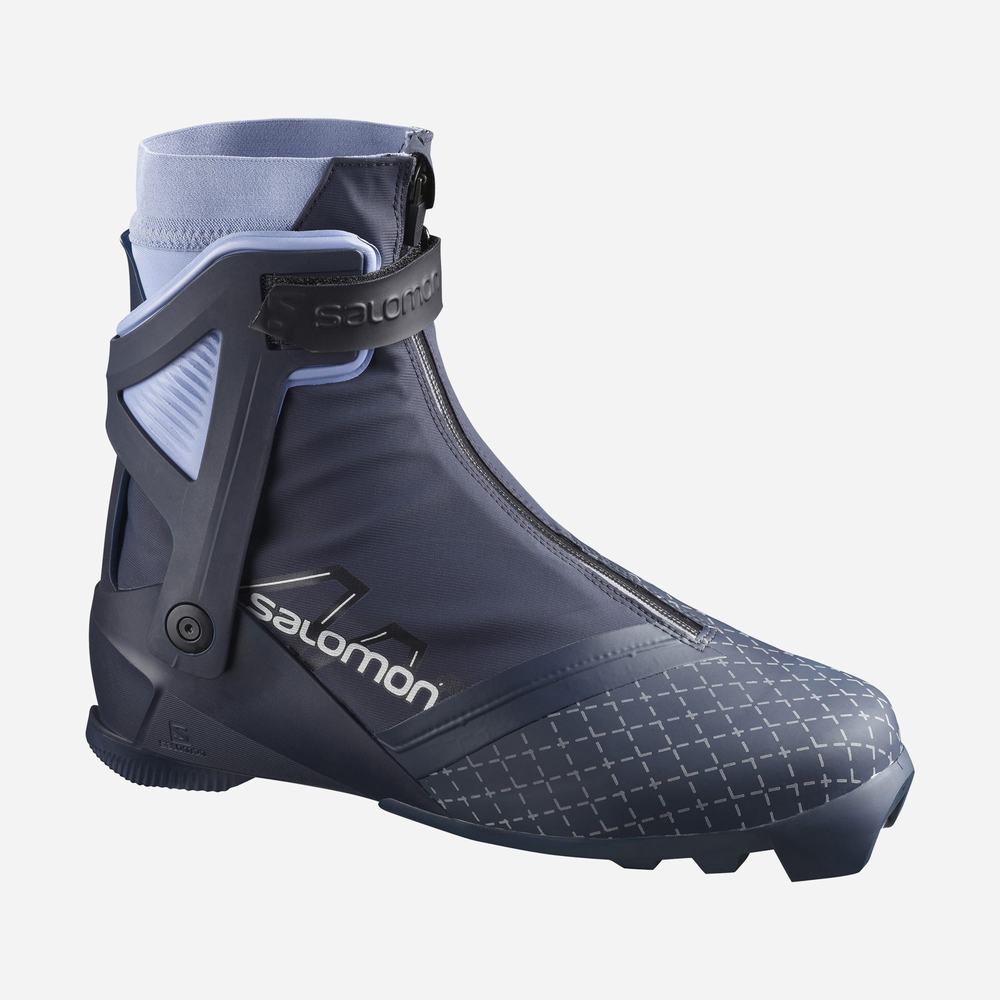 Bottes Ski Salomon Rs10 Vitane Femme Bleu Marine Bleu | France-7409251