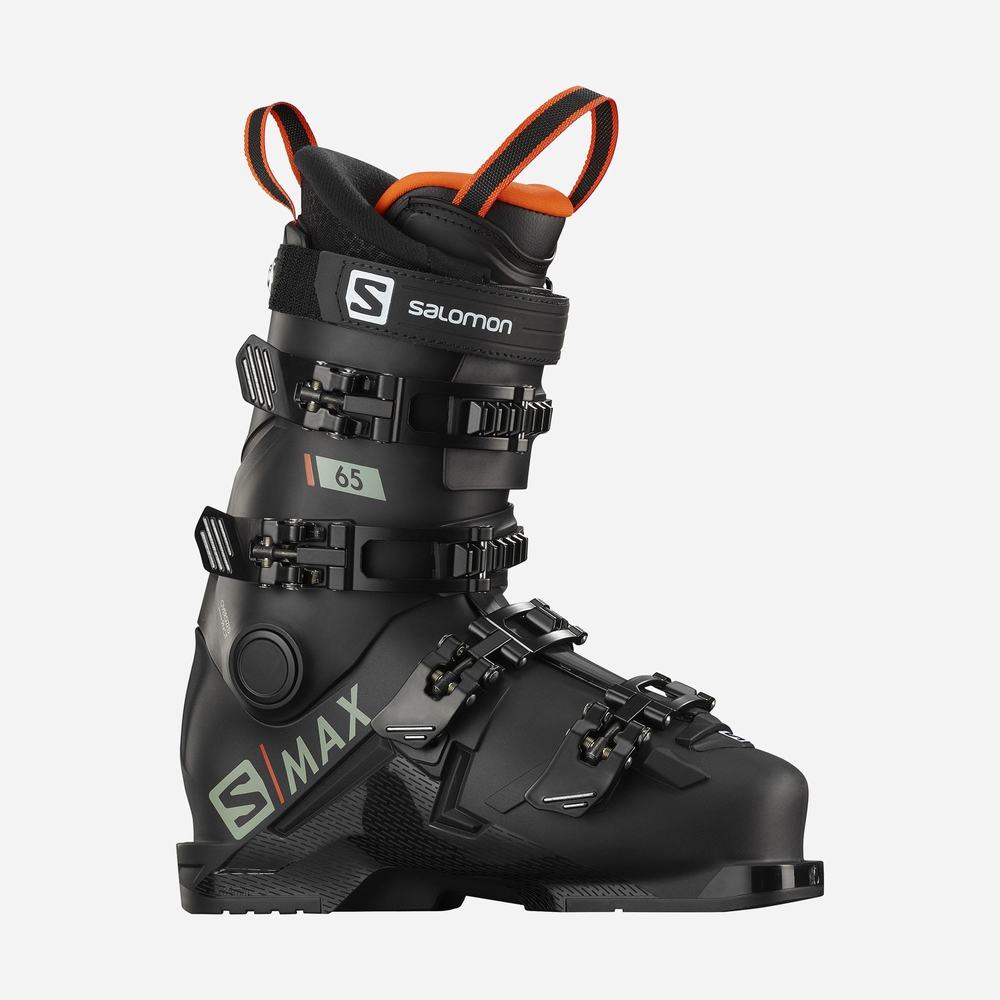 Bottes Ski Salomon S/Max 65 Enfant Noir Rouge | France-4376280