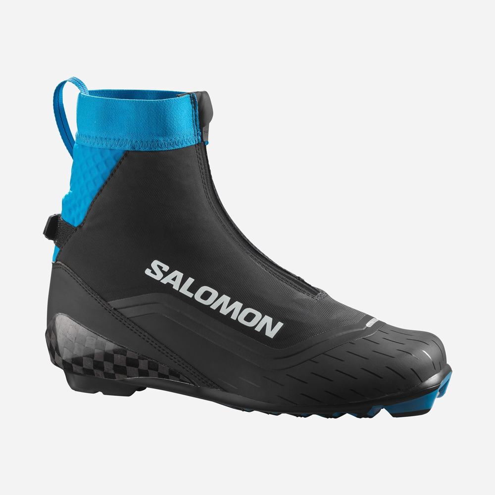 Bottes Ski Salomon S/Max Carbon Classiche Mv Femme Noir Bleu | France-5620871