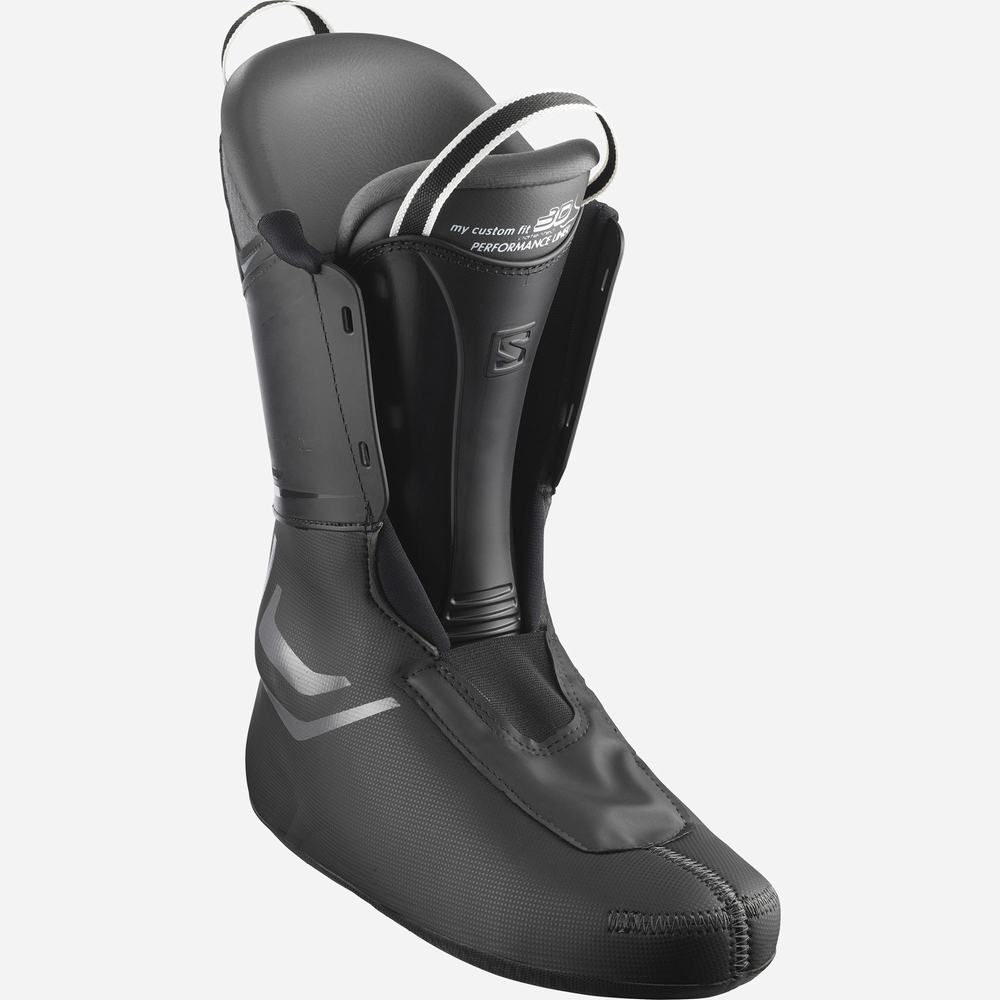 Bottes Ski Salomon S/Pro 100 Homme Noir Argent Foncé Metal | France-3568479