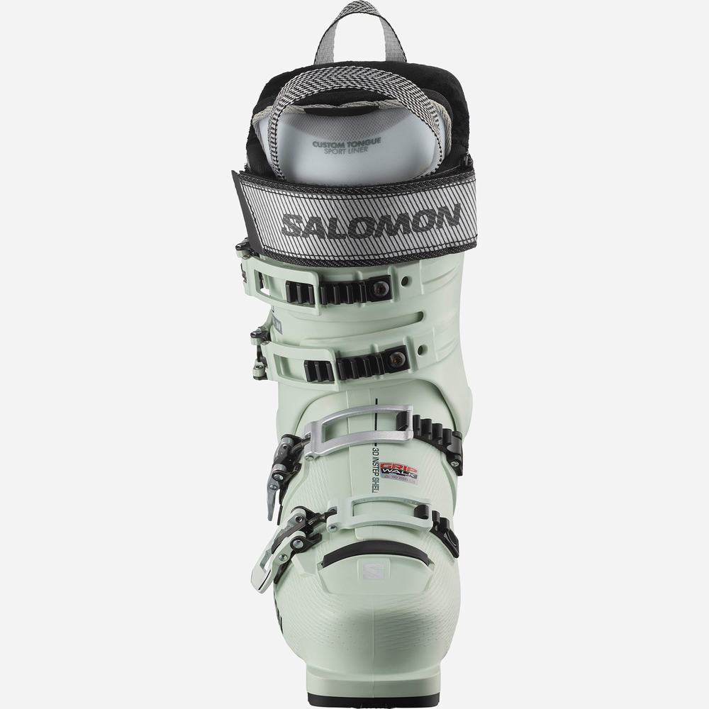 Bottes Ski Salomon S/Pro Alpha 100 Femme Blanche Argent Noir | France-2170643