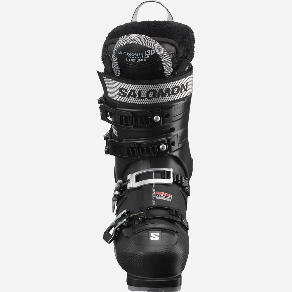 Bottes Ski Salomon S/Pro Alpha 80 Femme Noir Blanche Argent | France-4381590