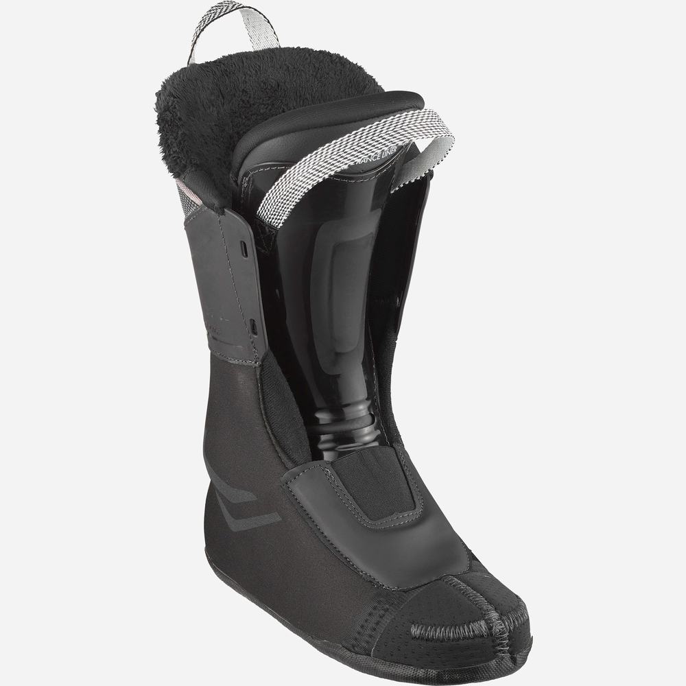 Bottes Ski Salomon S/Pro Alpha 90 Femme Noir Rose Doré Metal Argent | France-7294581