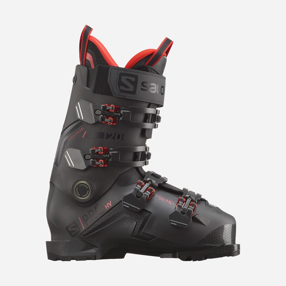 Bottes Ski Salomon S/Pro Hv 120 Homme Metal Rouge | France-2187694