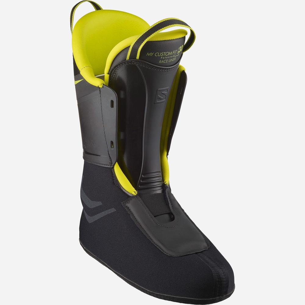 Bottes Ski Salomon S/Pro Hv 130 Homme Vert Noir | France-7235486