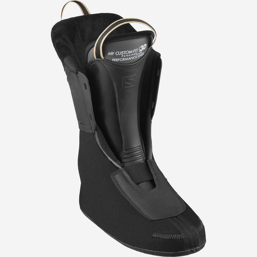 Bottes Ski Salomon S/Pro Hv 90 Femme Noir Doré | France-1379458