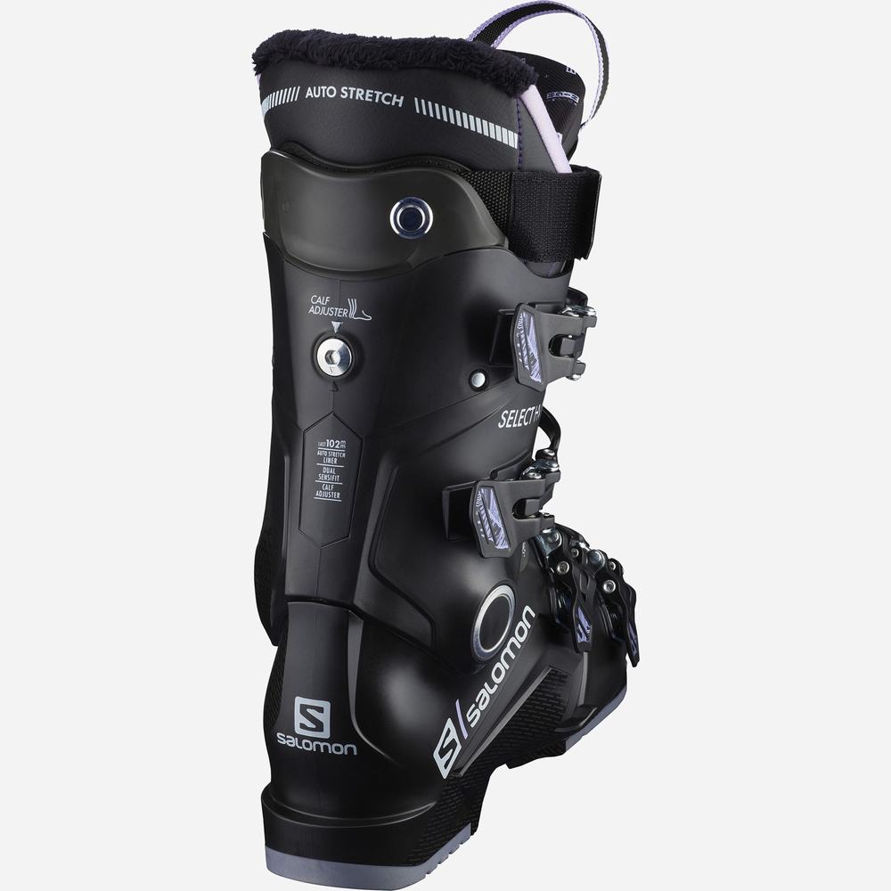 Bottes Ski Salomon Select Hv 80 Femme Noir Lavande | France-3829760