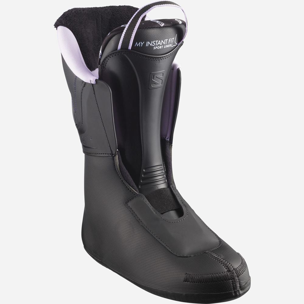 Bottes Ski Salomon Select Hv 80 Femme Noir Lavande | France-3829760