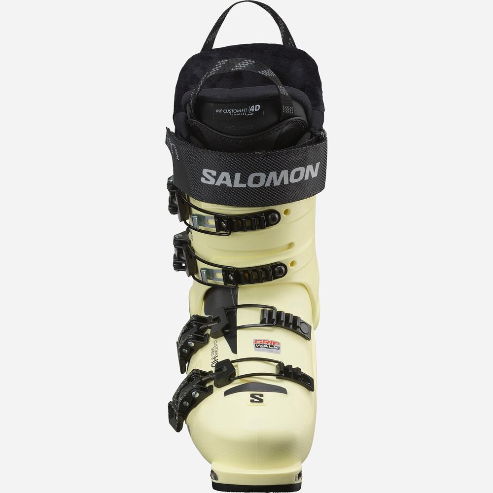 Bottes Ski Salomon Shift Pro 110 At Femme Jaune Noir Blanche | France-5849736