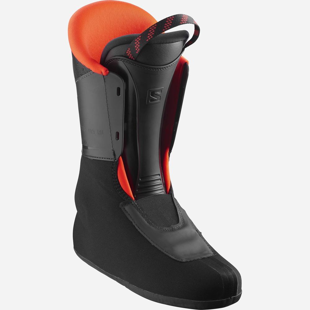 Bottes Ski Salomon Shift Pro 80t At Enfant Vert Noir Orange | France-4092358