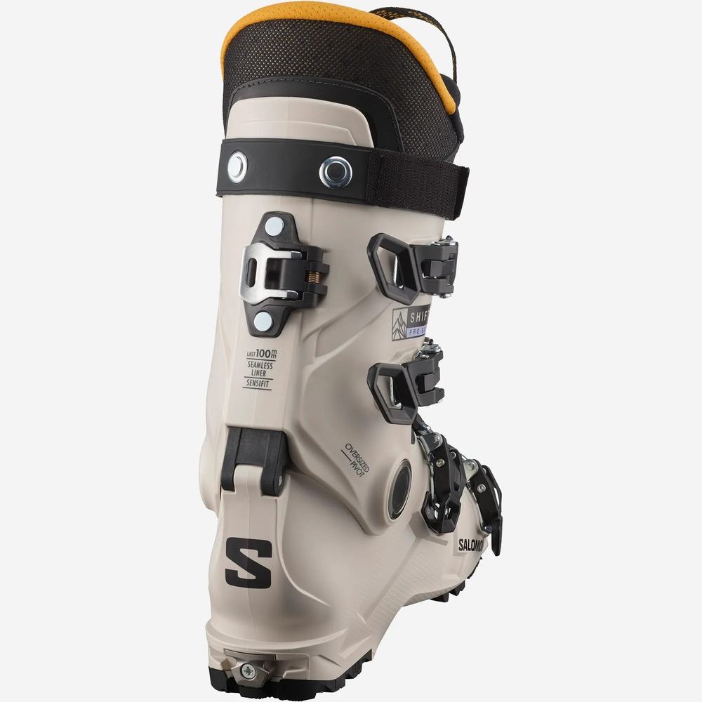 Bottes Ski Salomon Shift Pro 80t At Enfant Kaki Noir | France-4651823