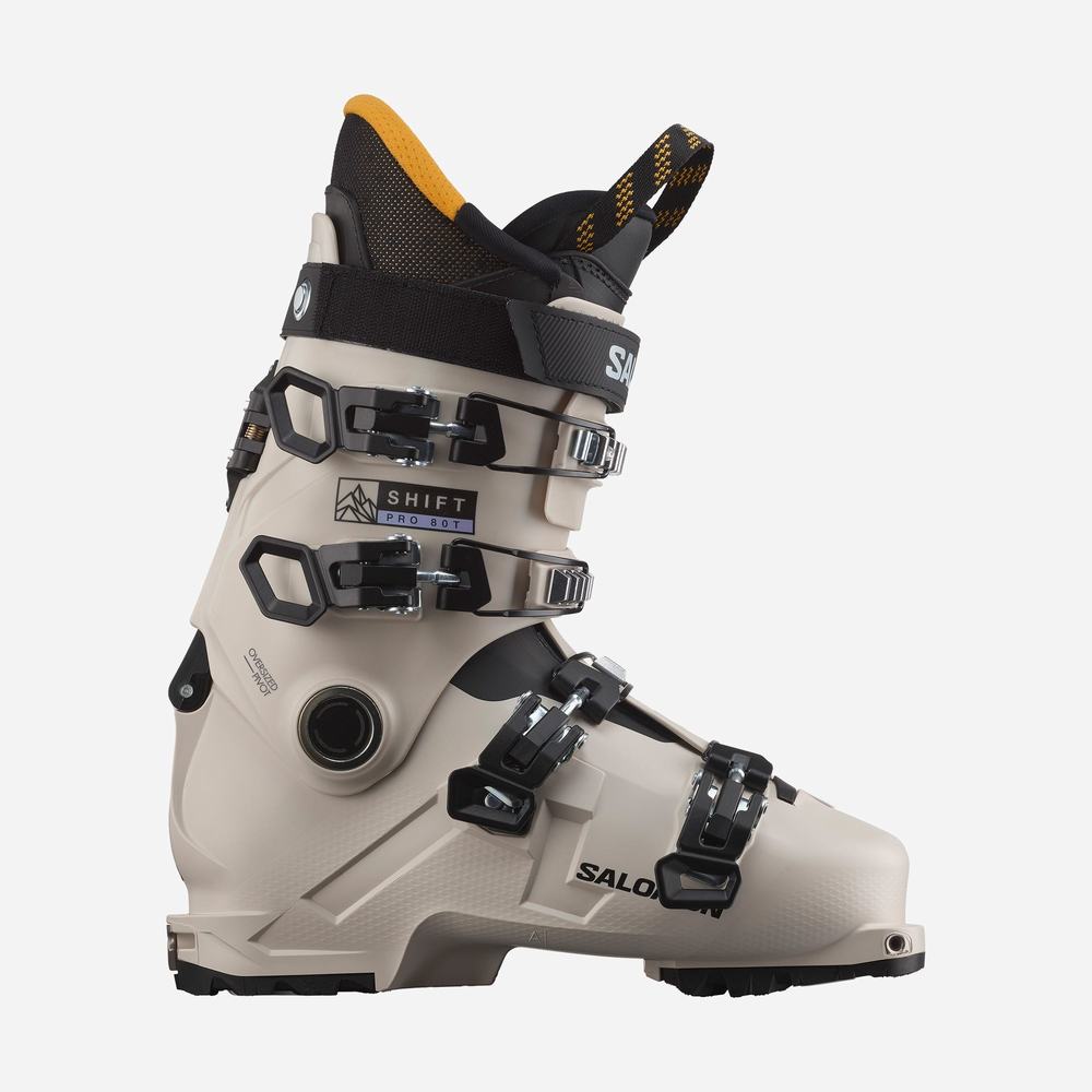 Bottes Ski Salomon Shift Pro 80t At Enfant Kaki Noir | France-4651823