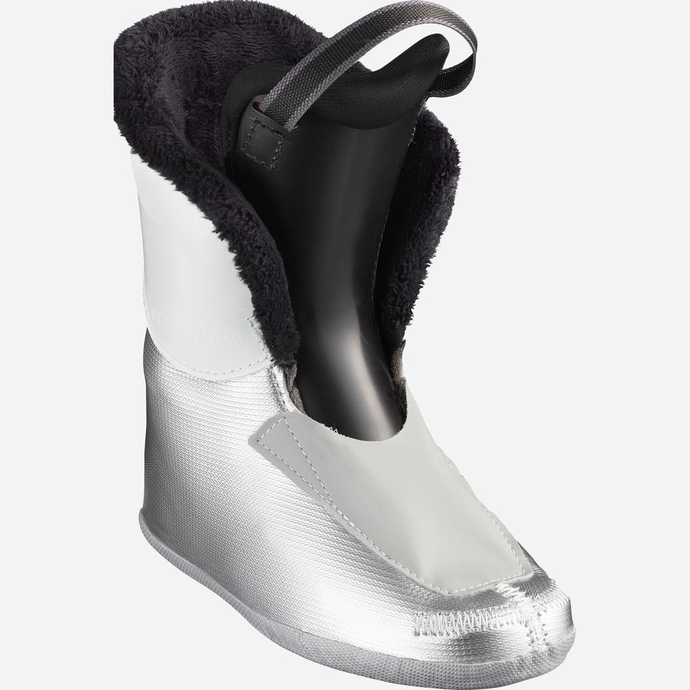 Bottes Ski Salomon T2 Rt Girly Enfant Rose Violette Blanche | France-0362948