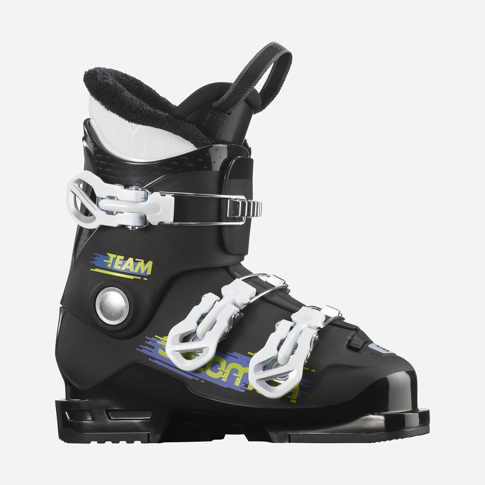 Bottes Ski Salomon Team T3 Enfant Noir Blanche | France-9230714