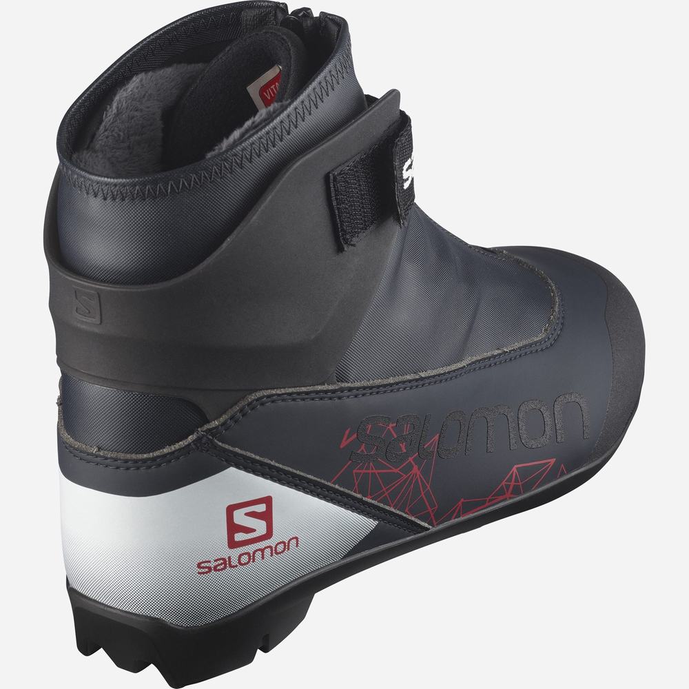 Bottes Ski Salomon Vitane Plus Prolink Femme Noir Rouge Blanche | France-5879136