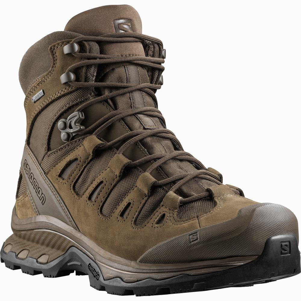 Bottes Tactiques Salomon Quest 4d Gore-tex Forces 2 En Homme Marron | France-0278695