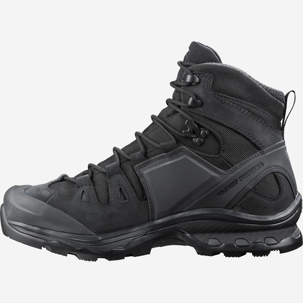 Bottes Tactiques Salomon Quest 4d Gore-tex Forces 2 En Homme Noir | France-5481926