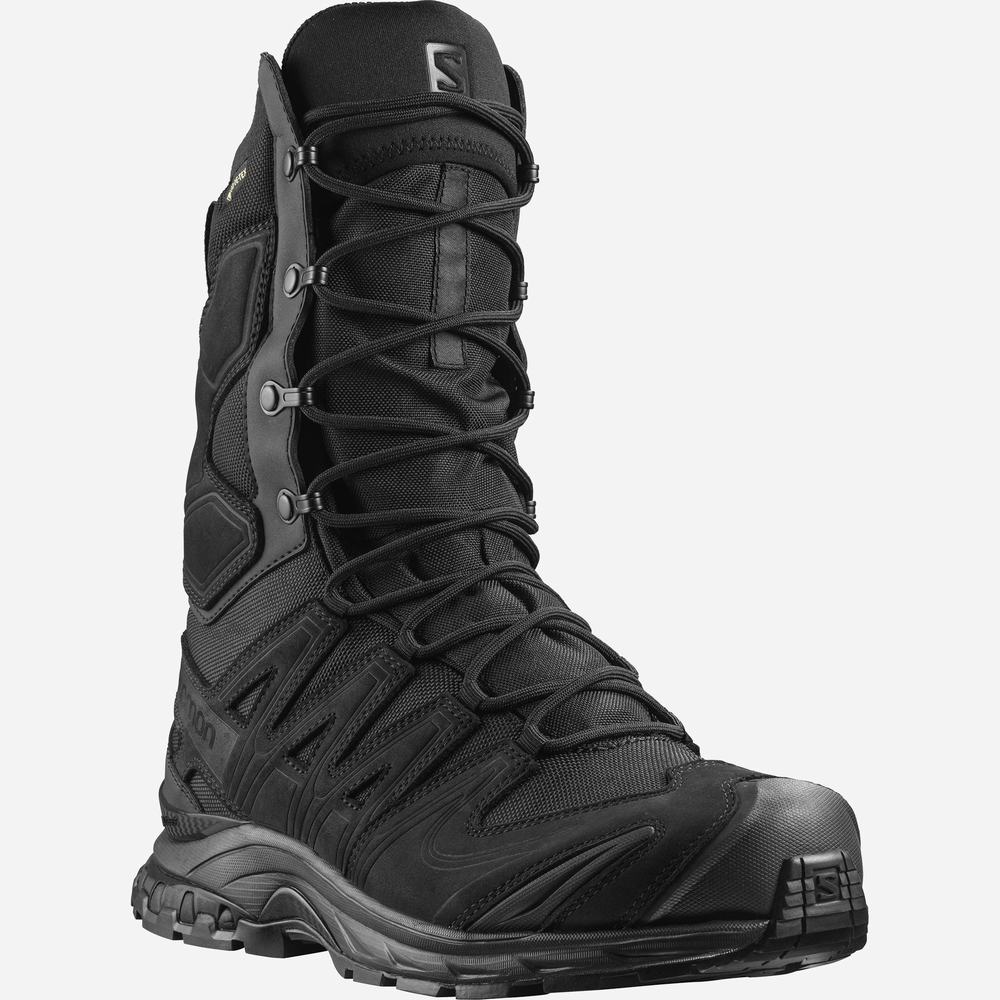 Bottes Tactiques Salomon Xa Forces 8 Gore-tex En Femme Noir | France-7859634