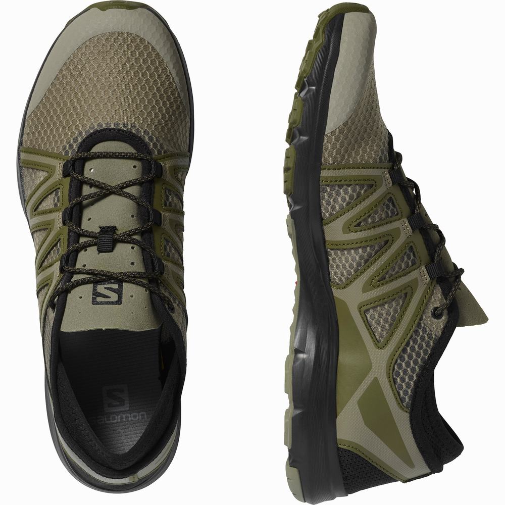 Chaussures D'eau Salomon Crossamphibian Swift 2 Homme Vert Olive Noir | France-2379514