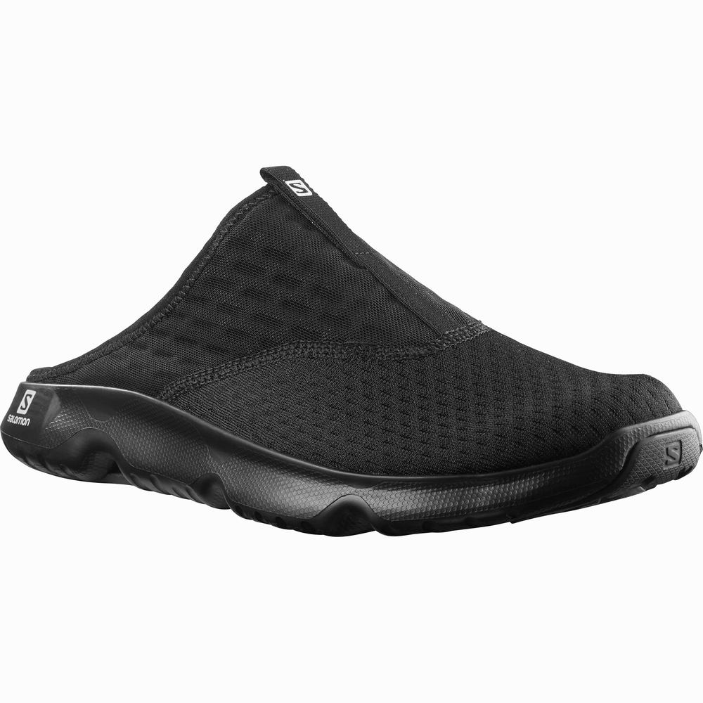 Chaussures De Récupération Salomon Reelax Claquette 5.0 Homme Noir | France-9654238