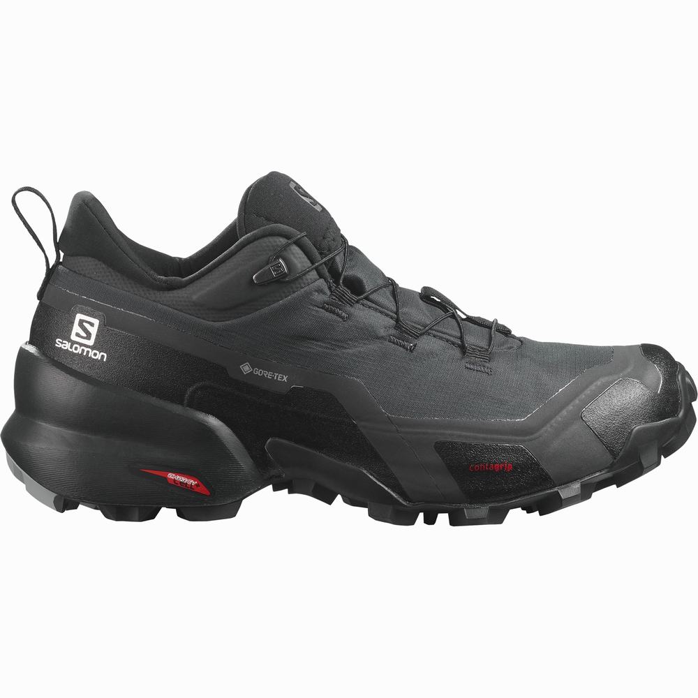 Chaussures Randonnée Salomon Cross Hike Gore-tex Femme Noir | France-1785349