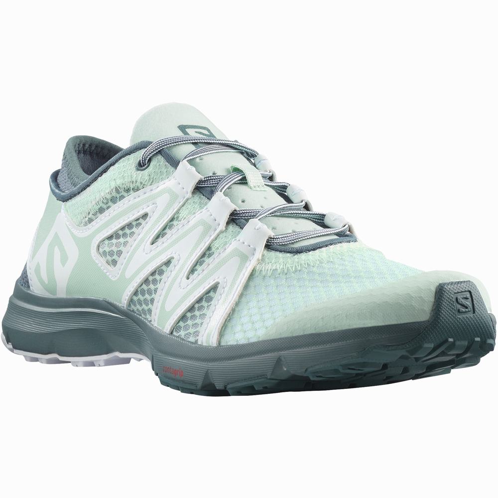 Chaussures Randonnée Salomon Crossamphibian Swift 2 Femme Bleu Blanche | France-4086519