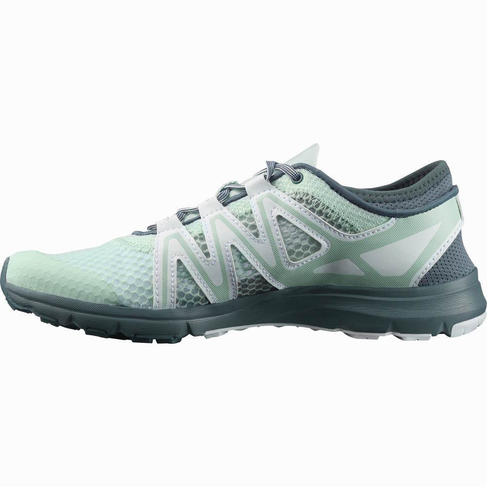 Chaussures Randonnée Salomon Crossamphibian Swift 2 Femme Bleu Blanche | France-4086519