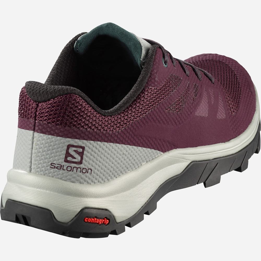 Chaussures Randonnée Salomon Outline Femme Violette | France-5786432