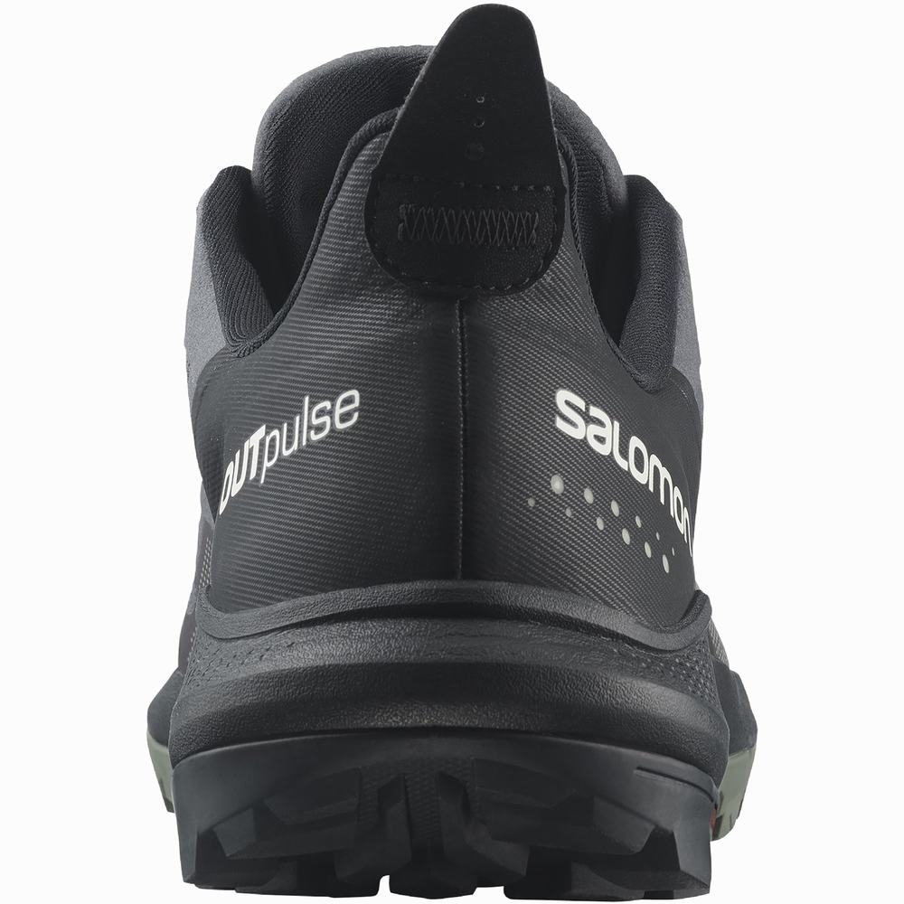 Chaussures Randonnée Salomon Outpulse Gore-tex Homme Bleu Marine Noir | France-8605724