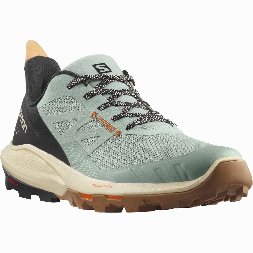 Chaussures Randonnée Salomon Outpulse Homme Turquoise Orange | France-3029785