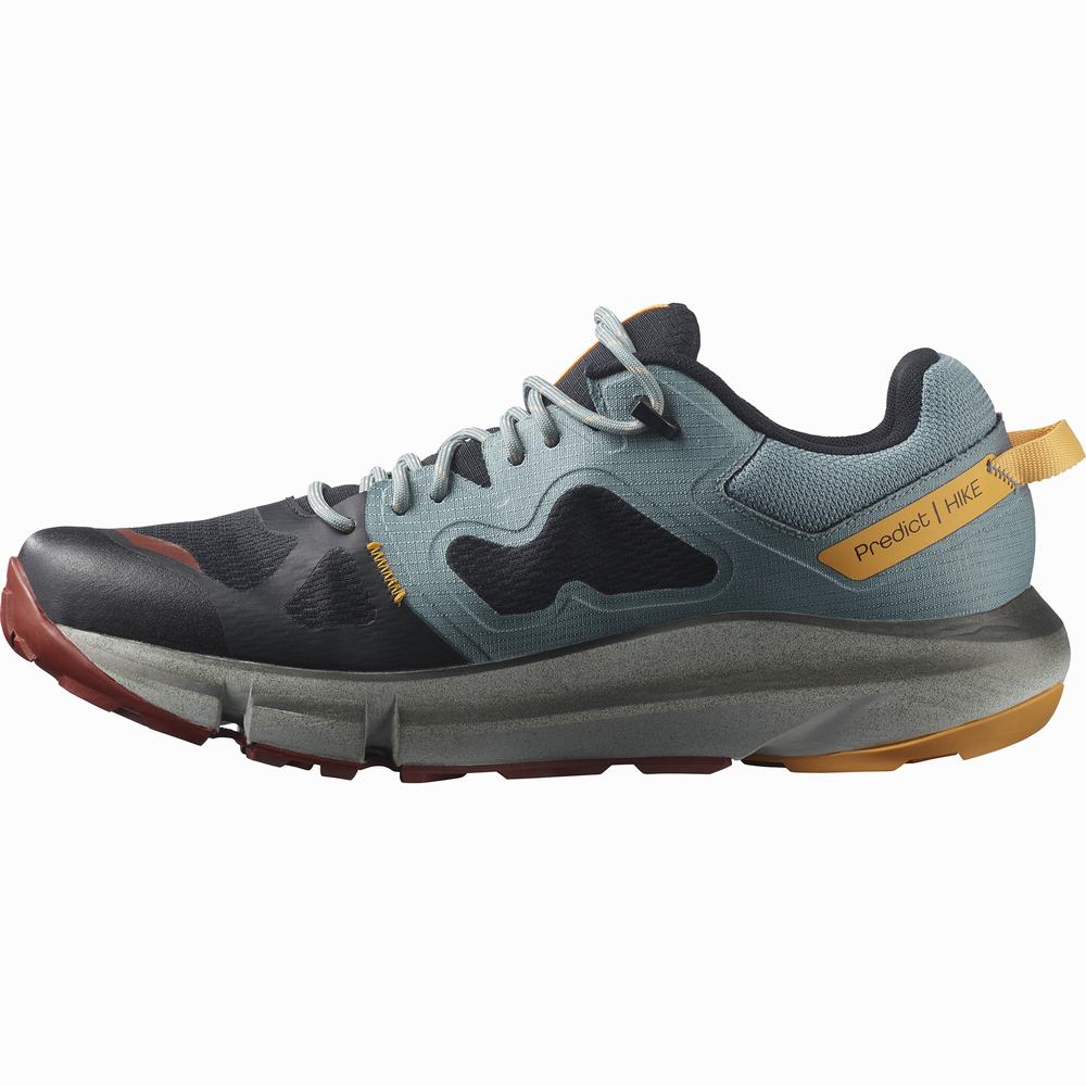 Chaussures Randonnée Salomon Predict Hike Gore-tex Homme Noir Orange | France-2345601