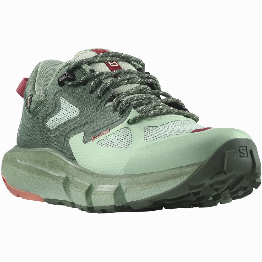 Chaussures Randonnée Salomon Predict Hike Gore-tex Femme Vert | France-9648301