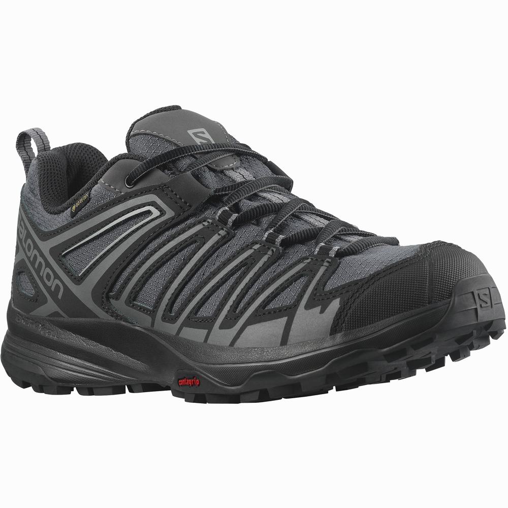 Chaussures Randonnée Salomon X Crest Gore-tex Homme Noir | France-8923641