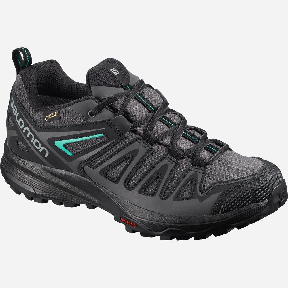 Chaussures Randonnée Salomon X Crest Gore-tex Femme Noir | France-9605713