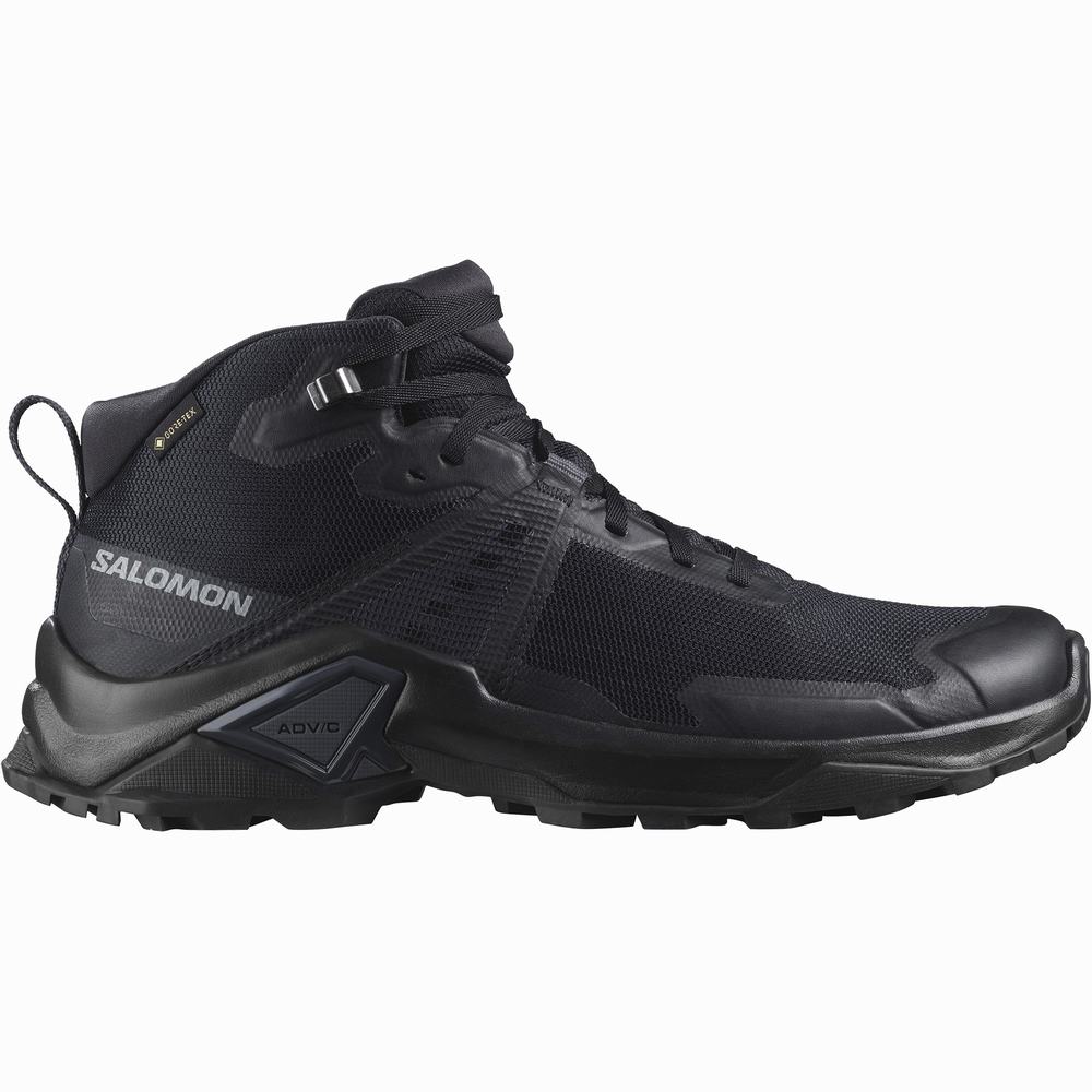 Chaussures Randonnée Salomon X Raise 2 Mid Gore-tex Homme Noir | France-4362507