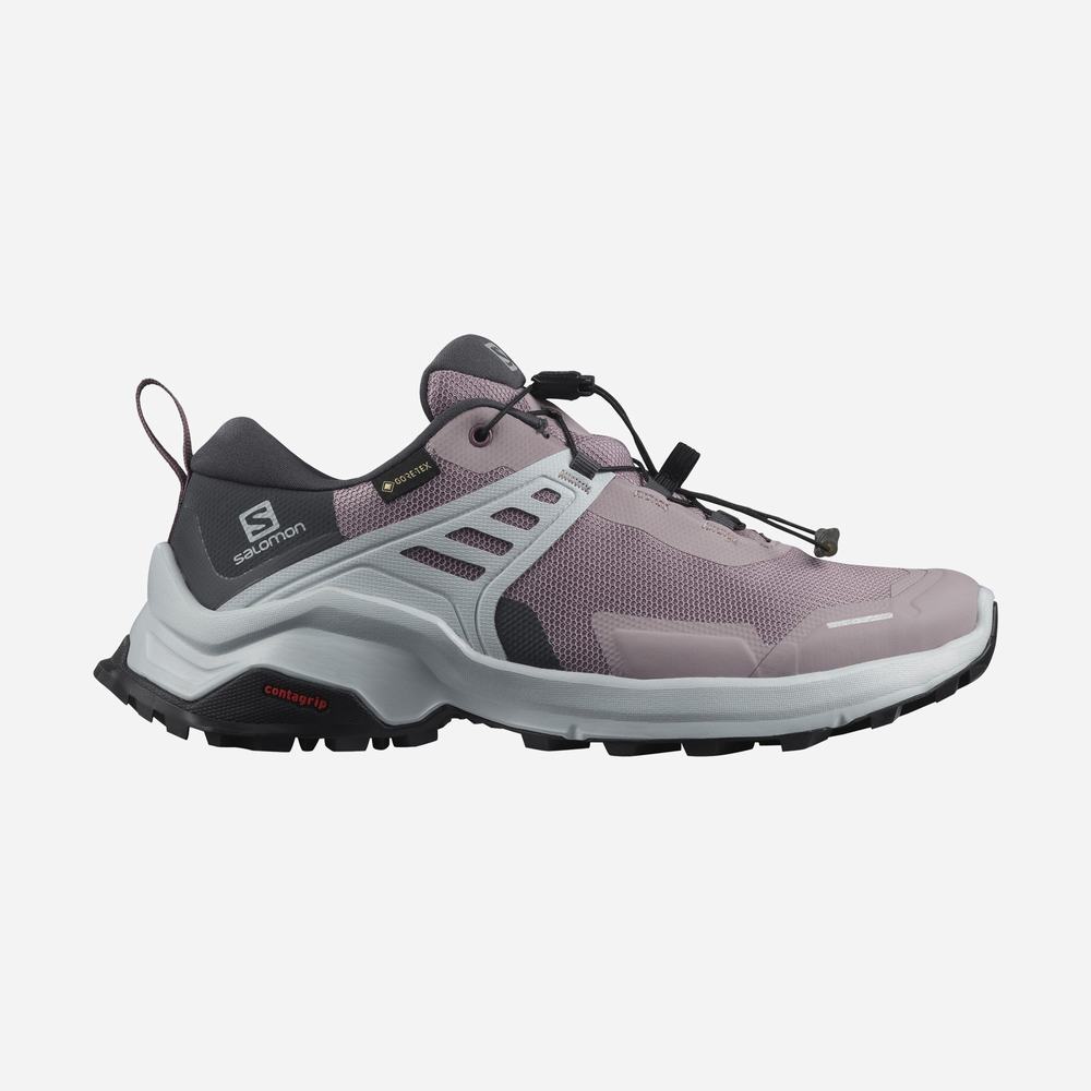 Chaussures Randonnée Salomon X Raise Gore-tex Femme Violette | France-2530689