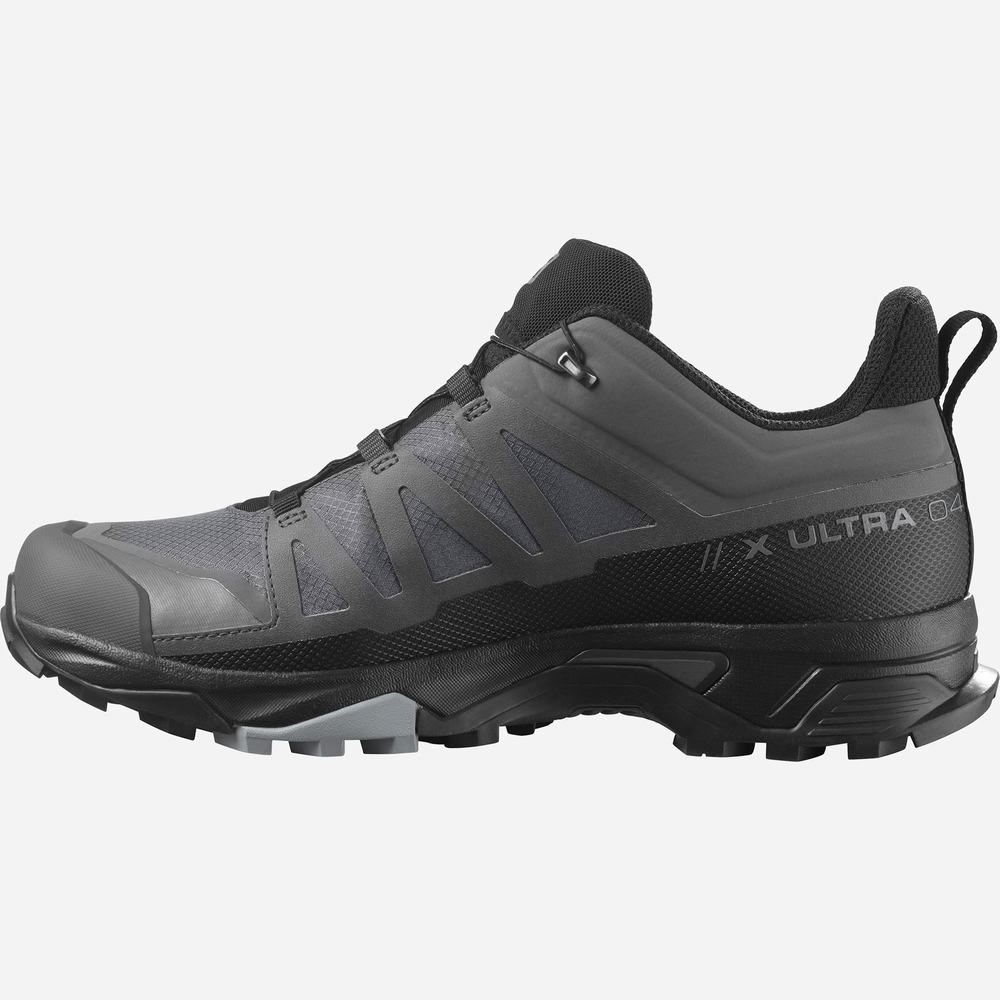 Chaussures Randonnée Salomon X Ultra 4 Gore-tex Homme Grise Noir | France-0182796