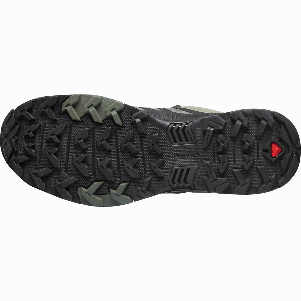 Chaussures Randonnée Salomon X Ultra 4 Gore-tex Homme Vert Foncé Noir Vert Olive | France-1748935