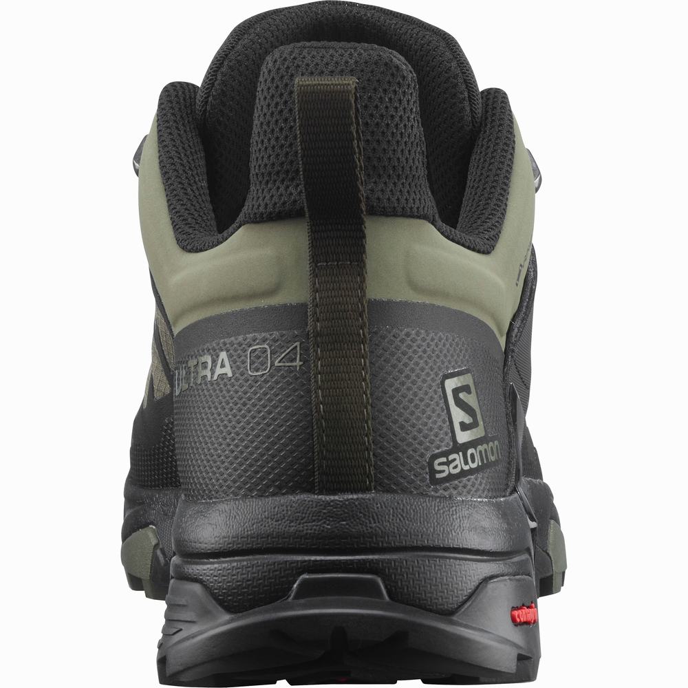 Chaussures Randonnée Salomon X Ultra 4 Gore-tex Homme Vert Foncé Noir Vert Olive | France-1748935