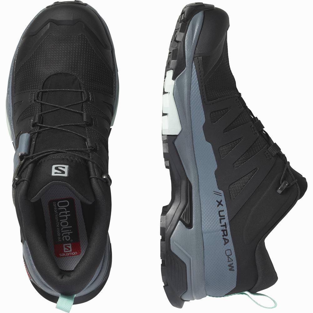 Chaussures Randonnée Salomon X Ultra 4 Gore-tex Femme Noir Bleu | France-2851609