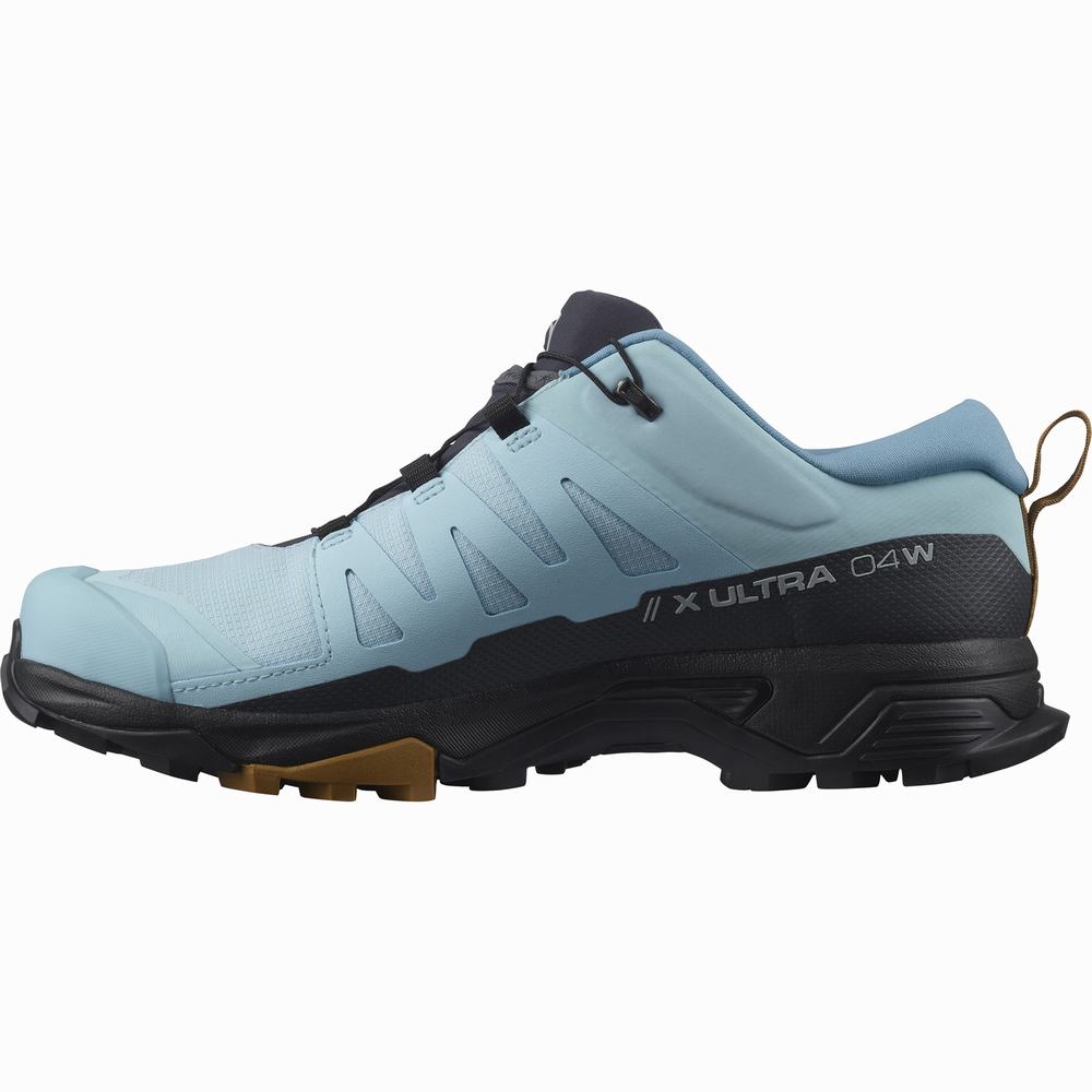 Chaussures Randonnée Salomon X Ultra 4 Gore-tex Femme Bleu Noir | France-4137206