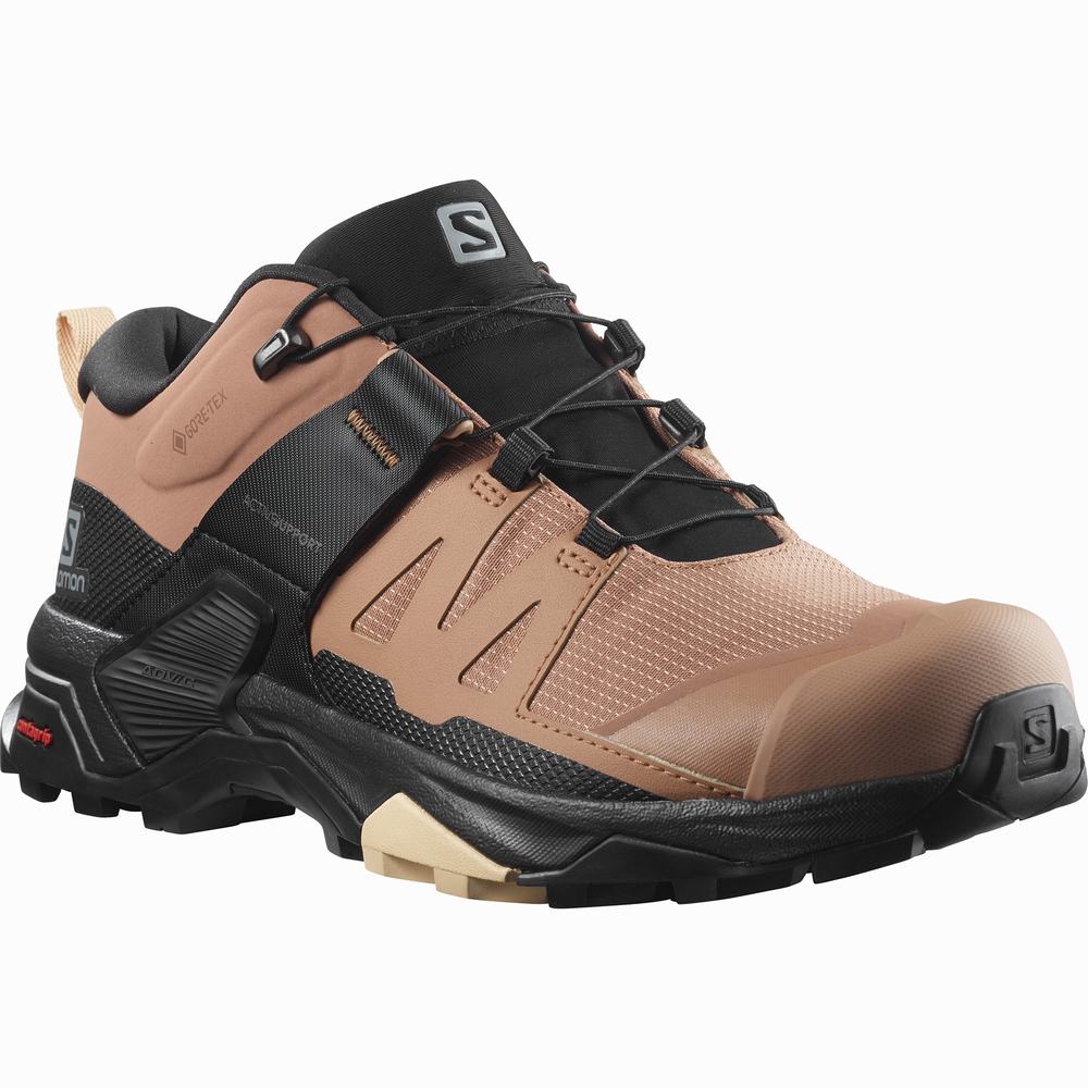 Chaussures Randonnée Salomon X Ultra 4 Gore-tex Femme Noir Blanche | France-6281453