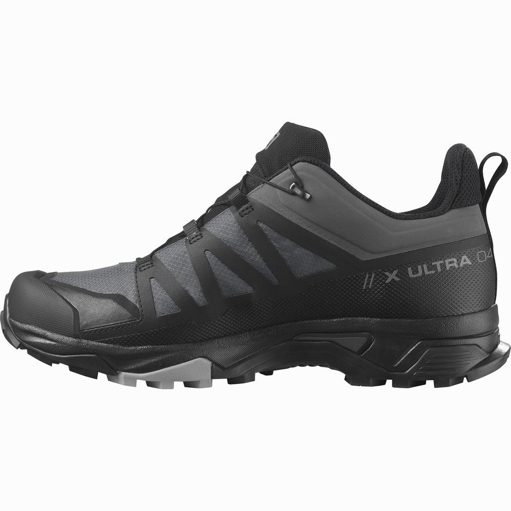 Chaussures Randonnée Salomon X Ultra 4 Gore-tex Homme Grise Noir | France-7316092