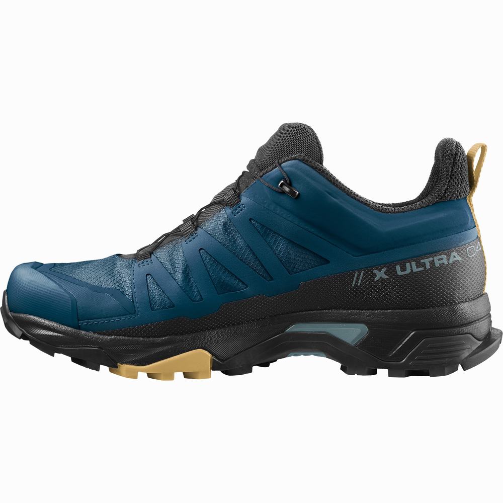 Chaussures Randonnée Salomon X Ultra 4 Gore-tex Homme Bleu Noir | France-9723814